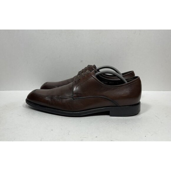 Salvatore Ferragamo Brown Leather Oxford Shoes Size Men’s Size 9 2E - Picture 3 of 9